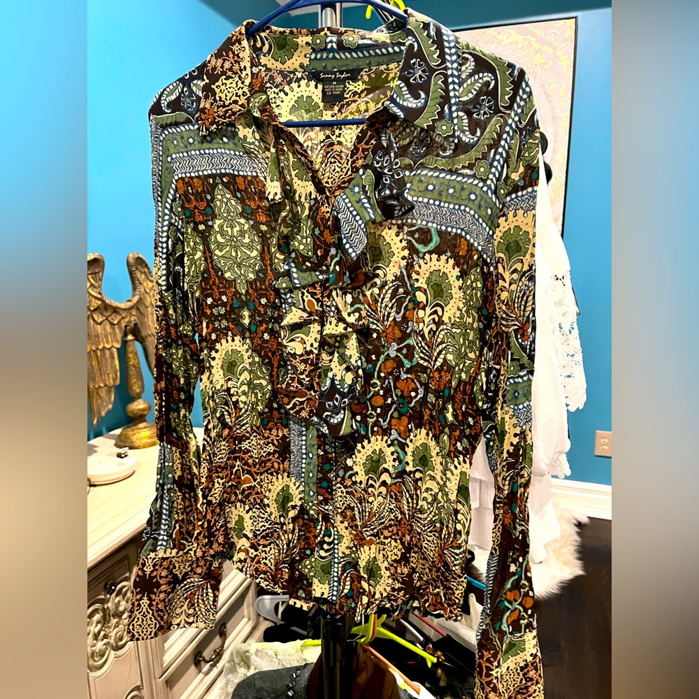 Multicolor Paisley Blouse